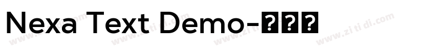 Nexa Text Demo字体转换